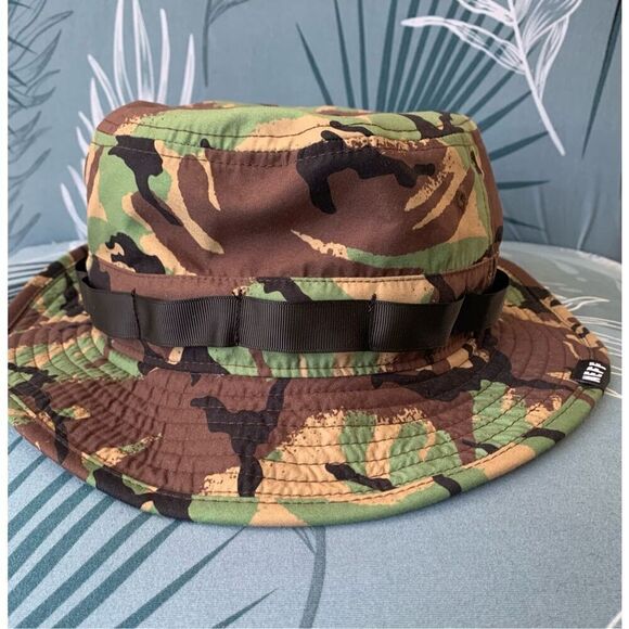 Neff Bucket Hat Boonie Cap Jungle Hunt Camo Outdoor Hiking Beach Sun - Picture 4 of 8